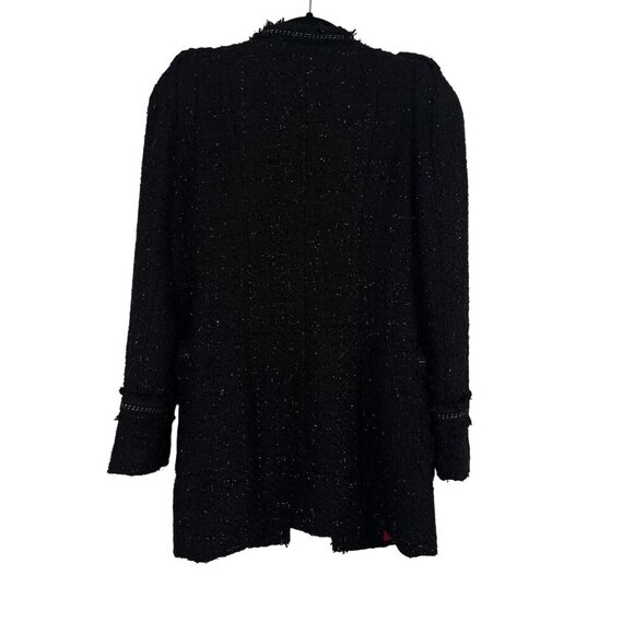 Basic House Women XS Black Tweed Midi Retro Minimalist Neutral Punk Grunge Indie - Picture 5 of 16